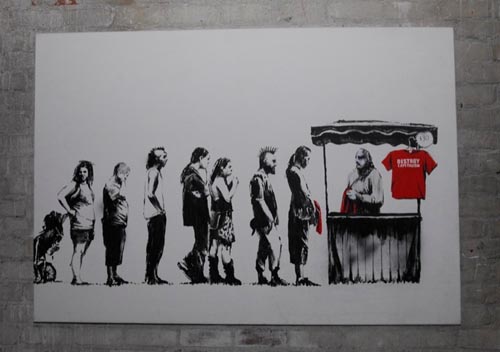 Banksy+canvas+prints