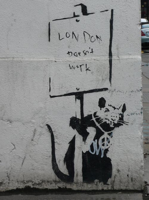 Placard Rat – Get Out While banksy rat. Placard Rat – Get Out While